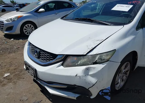 2013 Honda Civic Lx z USA, uszkodzony, nr VIN 19XFB2F51DE257619